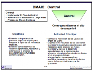 Paso 5 DMAIC